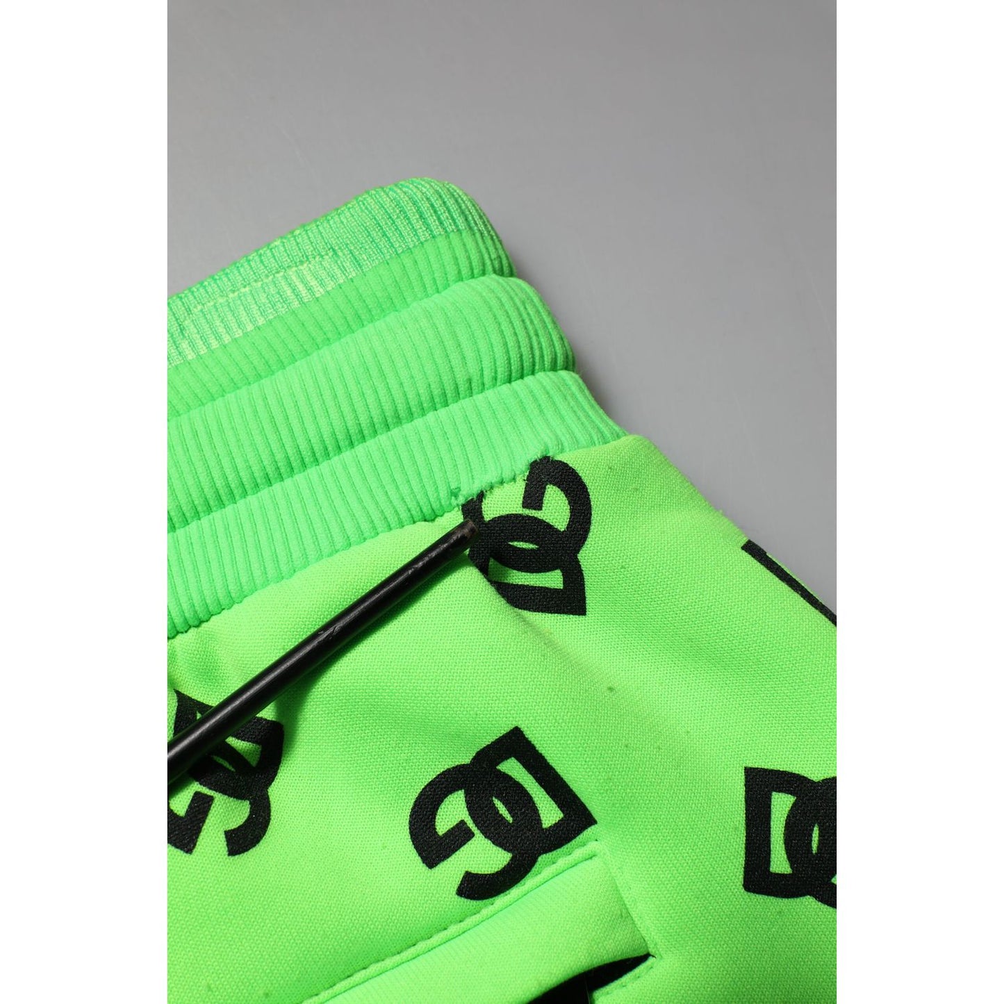 Dolce & Gabbana Green Logo Print Jogger Men Sweatpants Pants Dolce & Gabbana