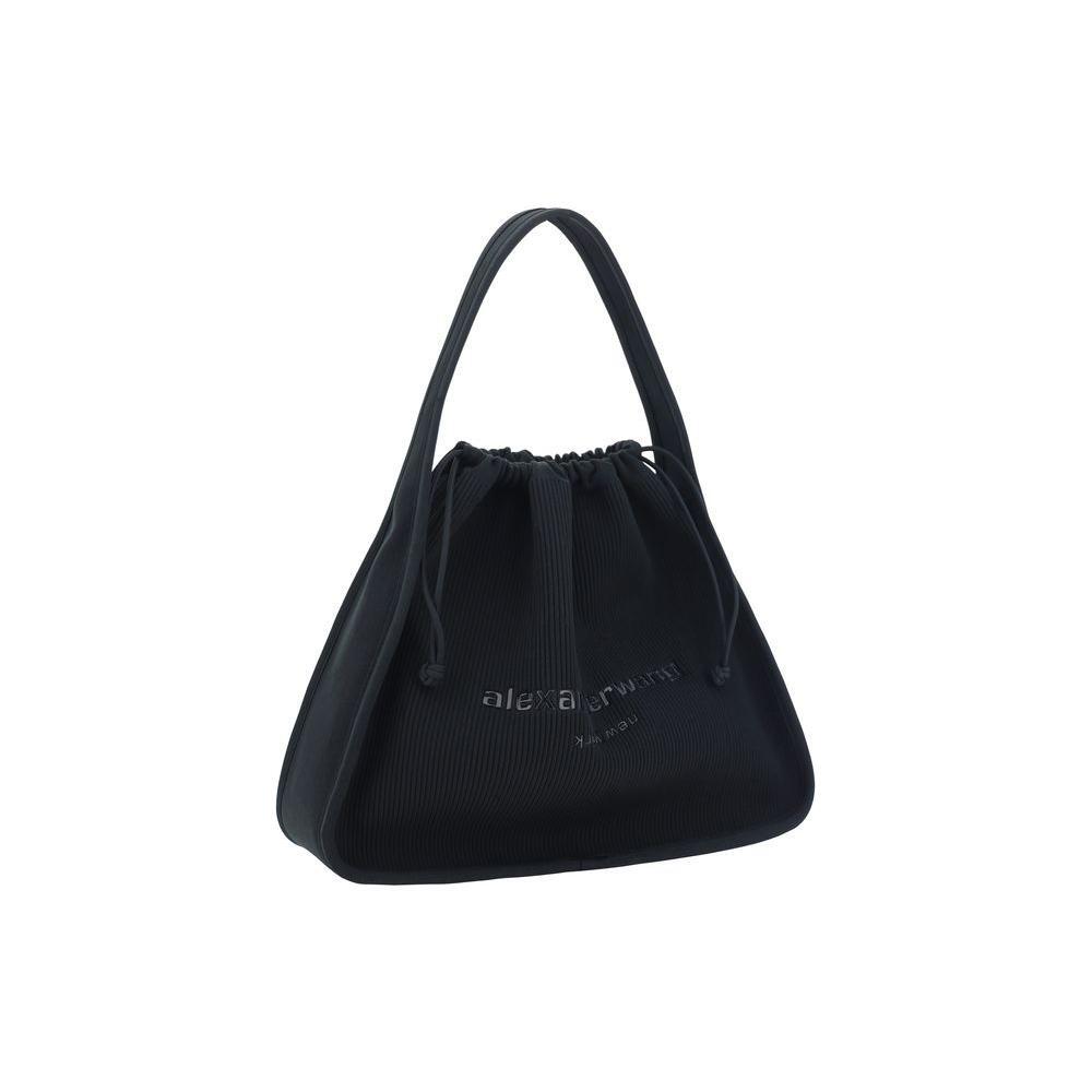 Front view with bag zipped and handles upright.