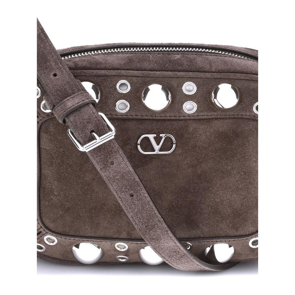 Front view with bag zipped and handles upright.