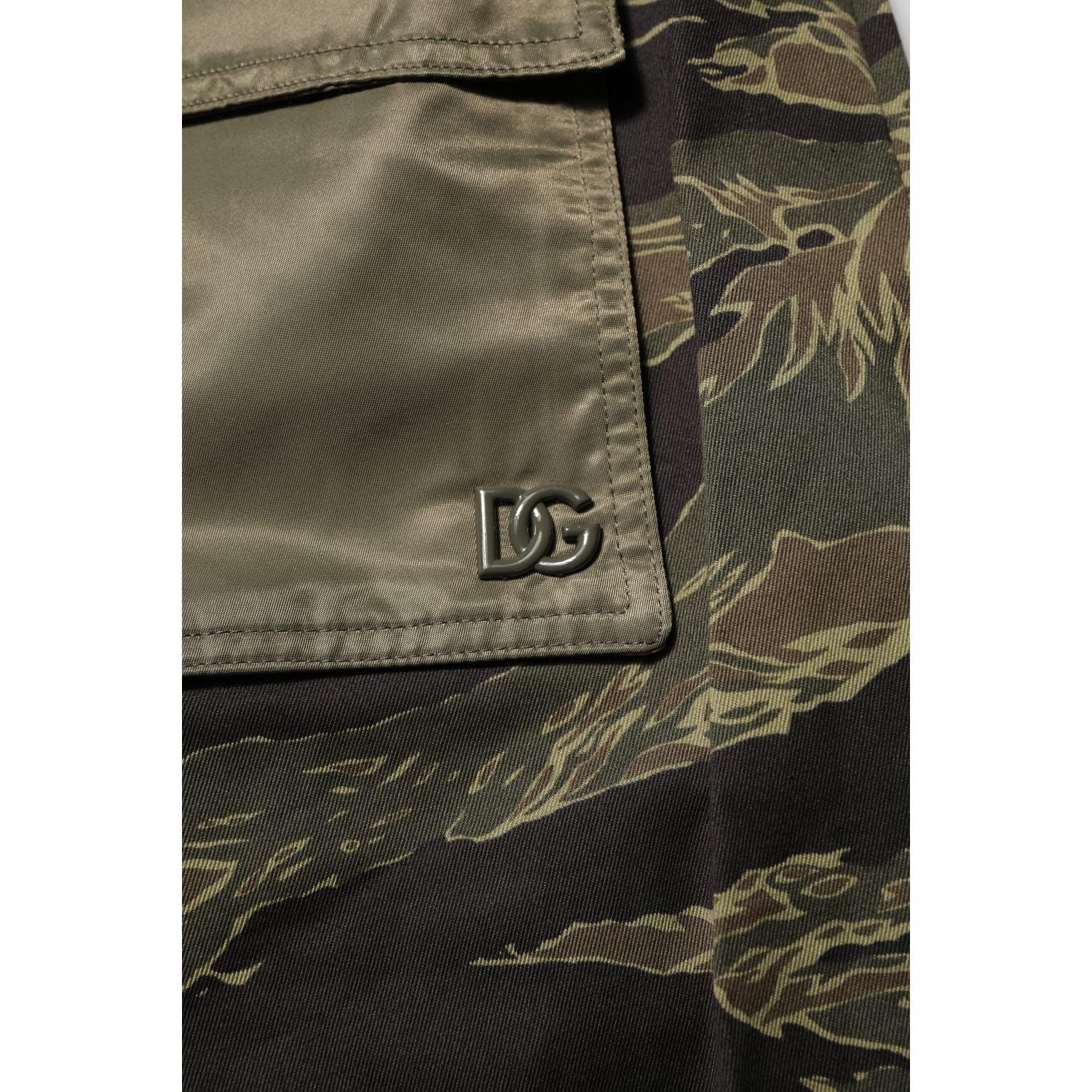 Dolce & Gabbana Multicolor Cargo Camouflage Pants