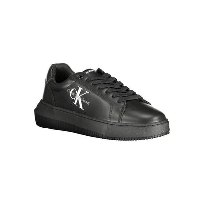 Calvin Klein Black Polyester Sneaker