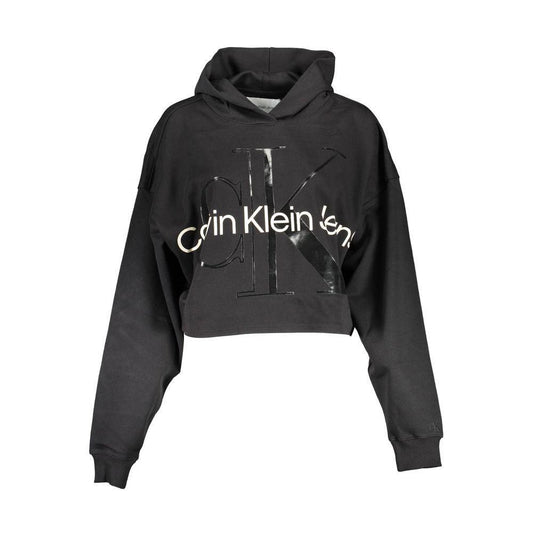 Calvin Klein Black Cotton Sweater CA-16747-XL