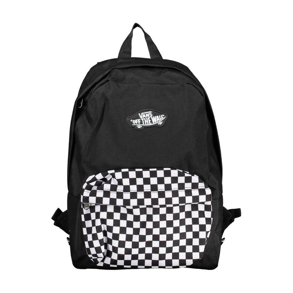 Front view with bag zipped and handles upright.