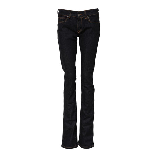 GF Ferre Dark Blue Cotton Mid Waisted Skinny Denim Jeans PAN72192-27