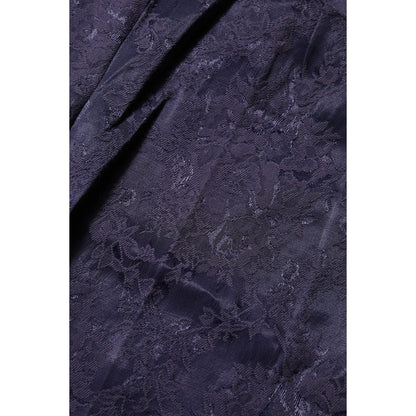 BENCIVENGA Purple Jacquard High Waisted Pants