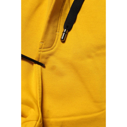 Dolce & Gabbana Yellow Cotton Sweatpant Jogger Trouser Pants Dolce & Gabbana