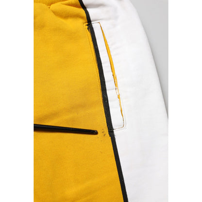 Dolce & Gabbana Yellow Cotton Sweatpant Jogger Trouser Pants Dolce & Gabbana