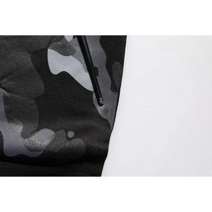 Dolce & Gabbana Black Camouflage Pullover Sweatshirt Sweater Dolce & Gabbana