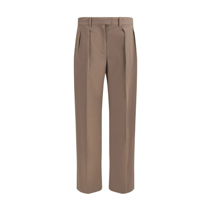 The Row Beige Cotton Casual Pants