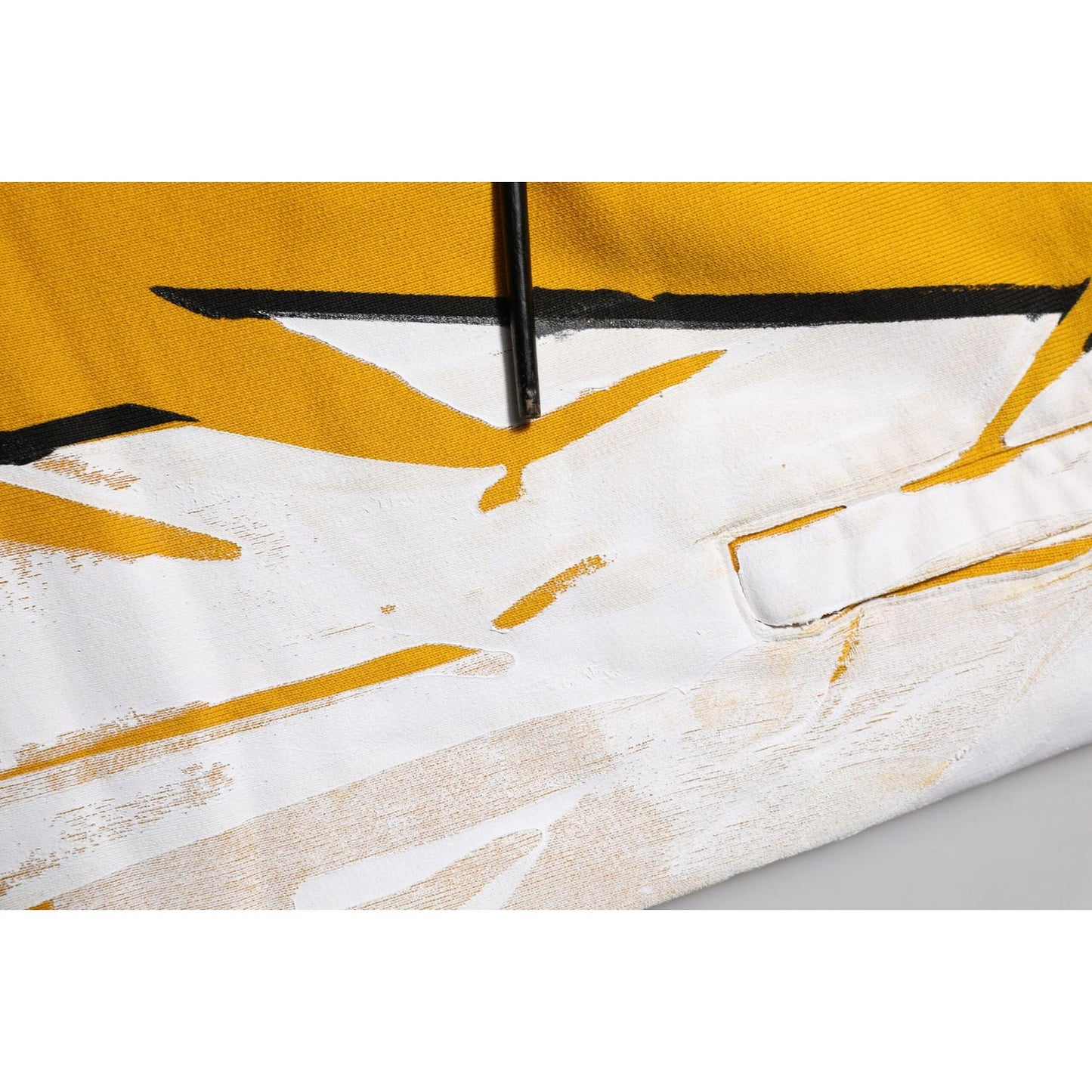 Dolce & Gabbana Yellow Cotton Printed Sweatpants Jogger Pants Dolce & Gabbana