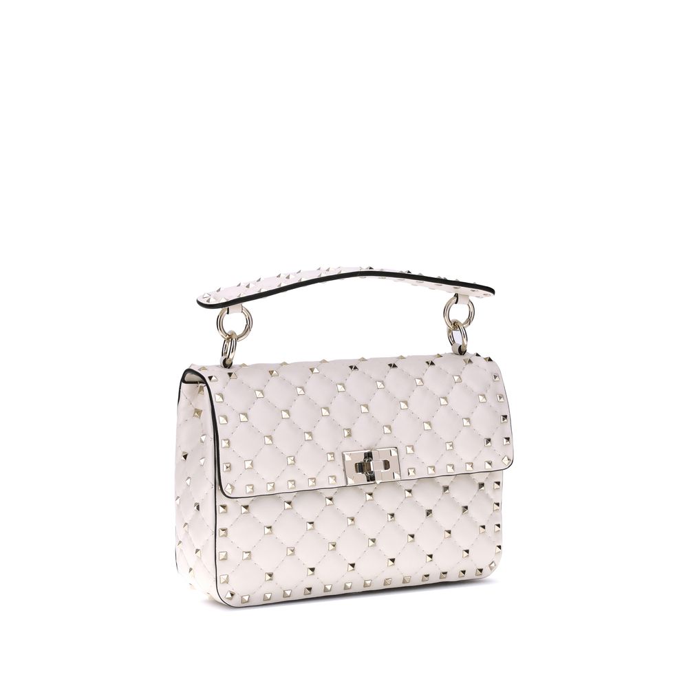 Front view with bag zipped and handles upright.