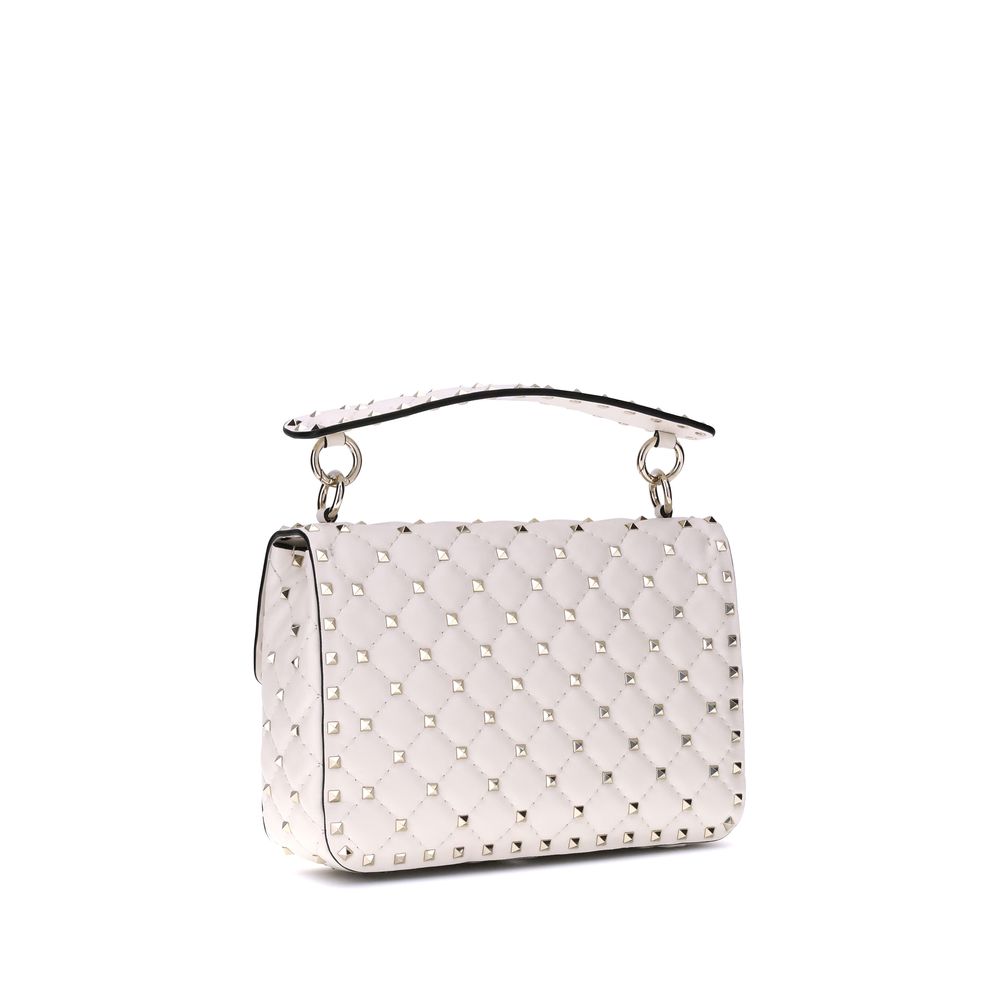 Front view with bag zipped and handles upright.