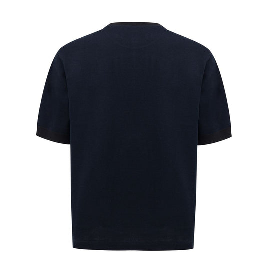 Dunhill Blue Cotton T-Shirt DU-9068673-M