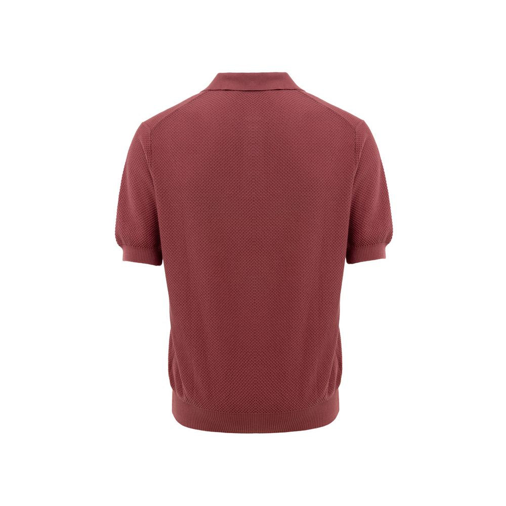 Gran Sasso Red Cotton Polo Shirt GR-9442665-IT50 | L