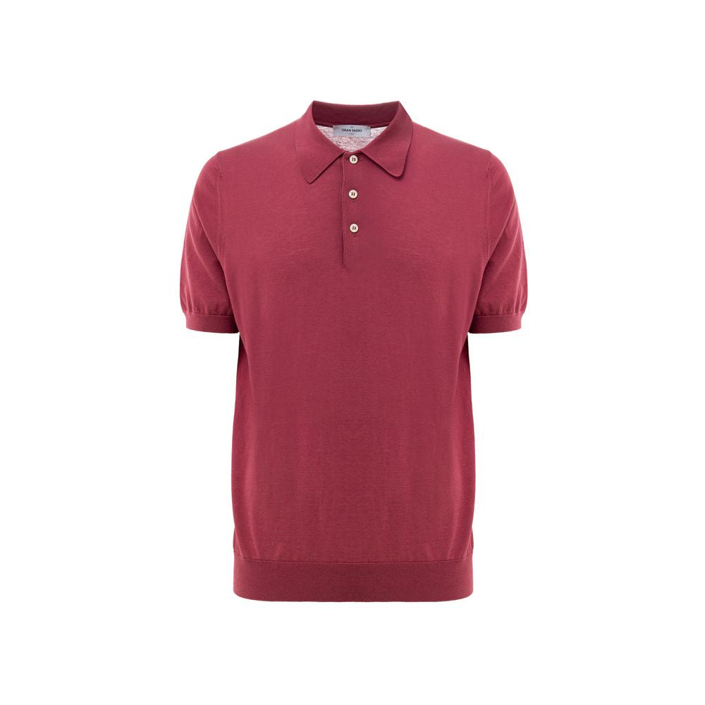 Gran Sasso Red Cotton Polo Shirt GR-9438665-IT50 | L