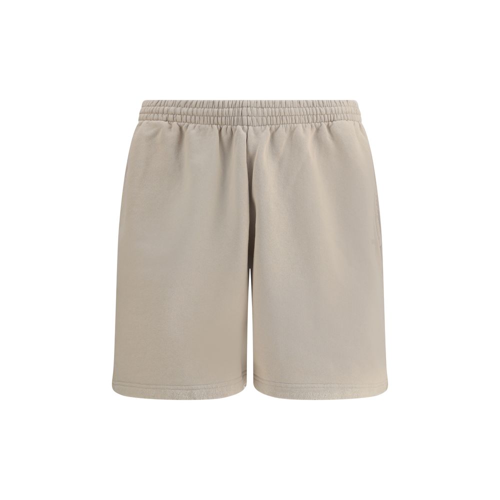 Balenciaga Beige Cotton Bermuda Shorts