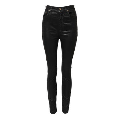 Dolce & Gabbana Black GRACE High Waist Skinny Denim Jeans