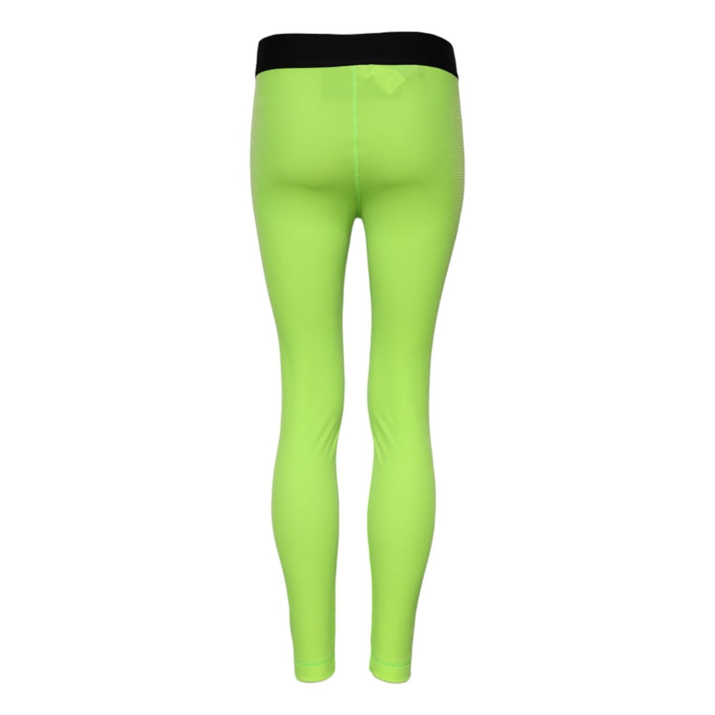 Dolce & Gabbana Green Nylon Slim Fit Leggings Pants