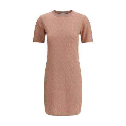 Fendi Multicolor Cotton Casual Dress