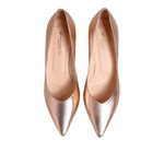 Prosperine Pink Leather Pumps Stiletto Heels Slip On Shoes LA12563-37.5