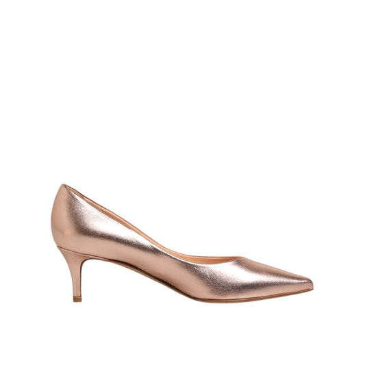 Prosperine Pink Leather Pumps Stiletto Heels Slip On Shoes LA12563-37.5