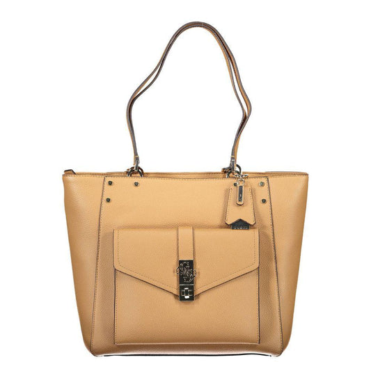 Guess Jeans Brown Polyethylene Handbag GU-6712
