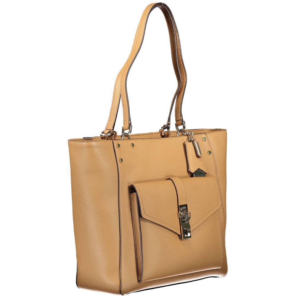 Guess Jeans Brown Polyethylene Handbag GU-6712