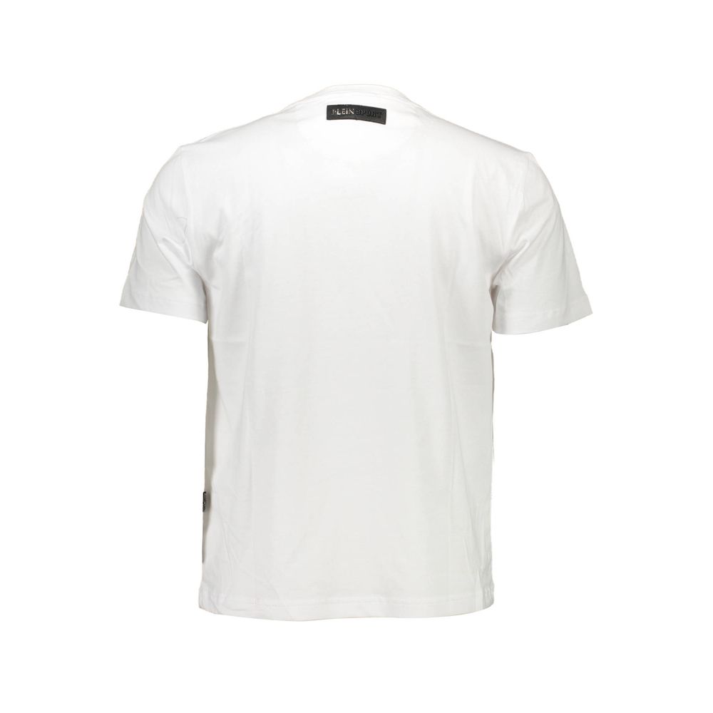 Plein Sport White Cotton Men T-Shirt