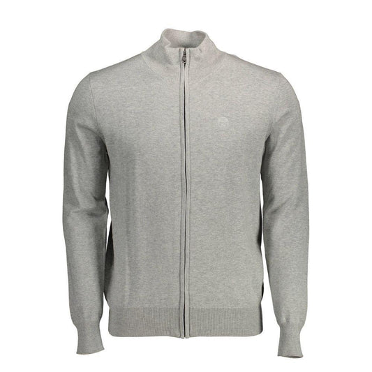 North Sails Gray Cotton Sweater NO-12520-XXL
