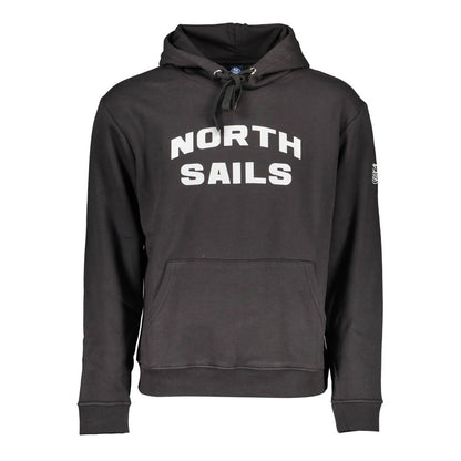 North Sails Black Cotton Sweatshirt