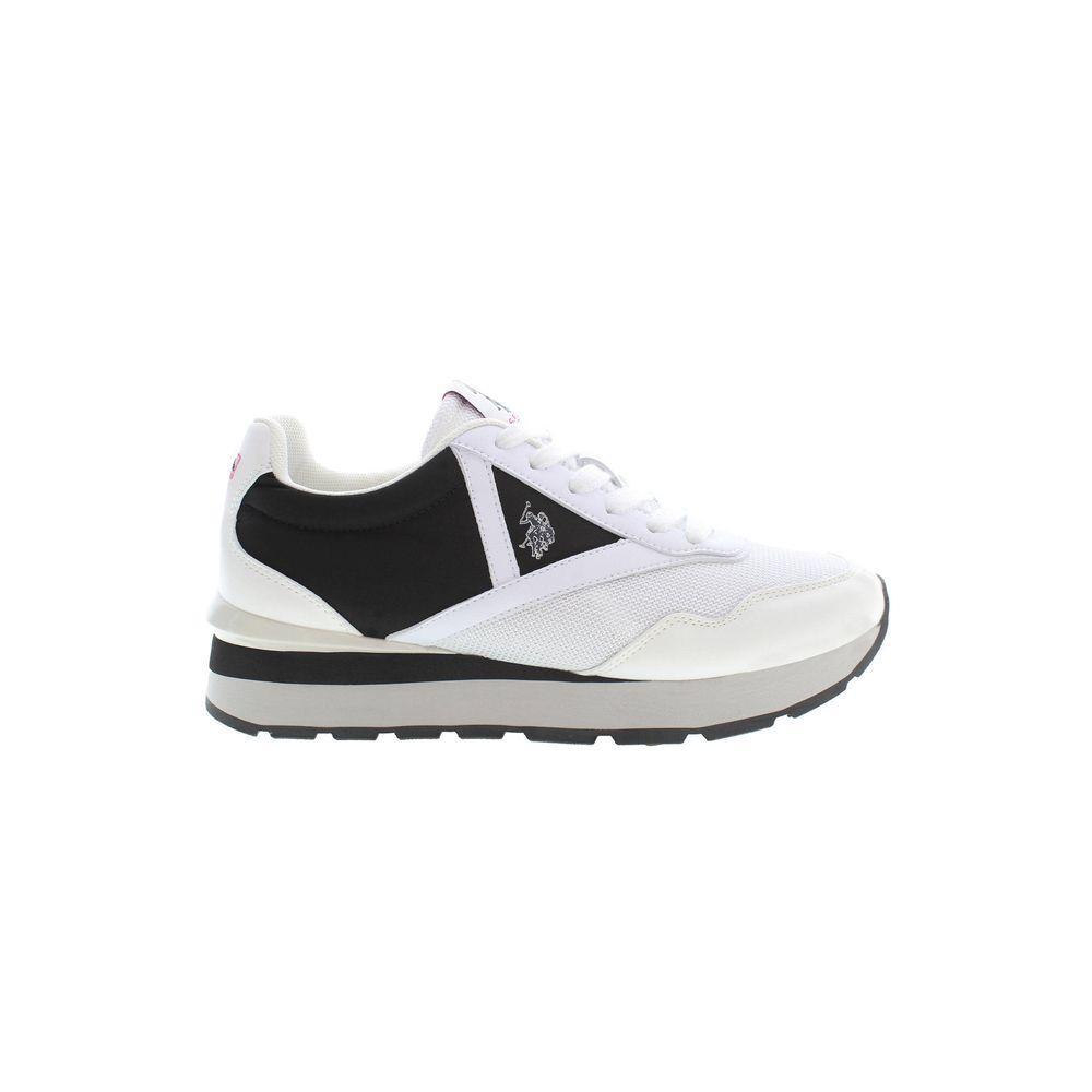 U.S. POLO ASSN. White Polyester Sneaker US-19377-EU35/US5