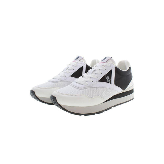 U.S. POLO ASSN. White Polyester Sneaker US-19377-EU35/US5