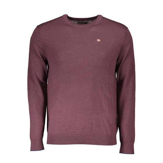 Napapijri Purple Wool Sweater NA-21707-XS