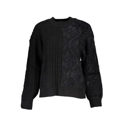Desigual Black Cotton Sweater