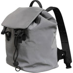 Dolce & Gabbana Gray Palermo Reflector Buckles Drawstring Backpack Bag