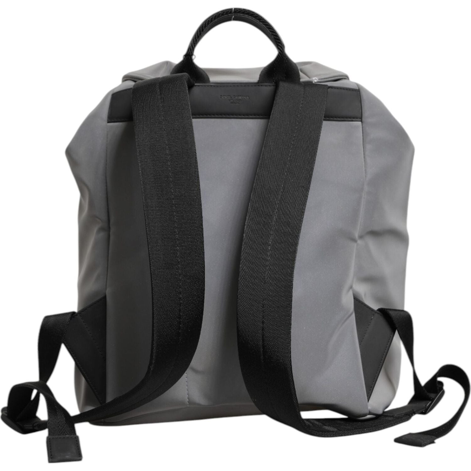 Front view with bag zipped and handles upright.