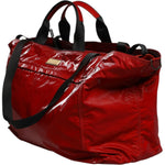 Dolce & Gabbana Red Nylon Hand Shoulder Duffel Travel Bag