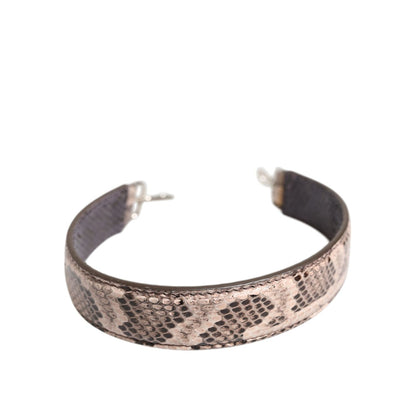 Dolce & Gabbana Beige Exotic Leather Handbag Accessory Shoulder Strap Dolce & Gabbana