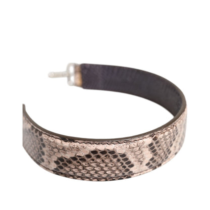 Dolce & Gabbana Beige Exotic Leather Handbag Accessory Shoulder Strap Dolce & Gabbana