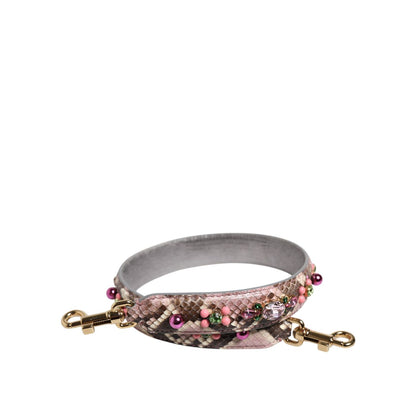 Dolce & Gabbana Multicolor Embellished Handbag Shoulder Strap Dolce & Gabbana