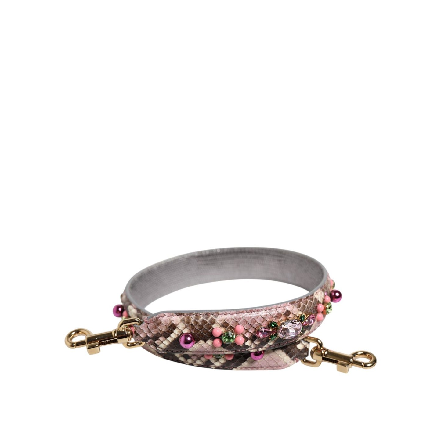 Dolce & Gabbana Multicolor Embellished Handbag Shoulder Strap Dolce & Gabbana