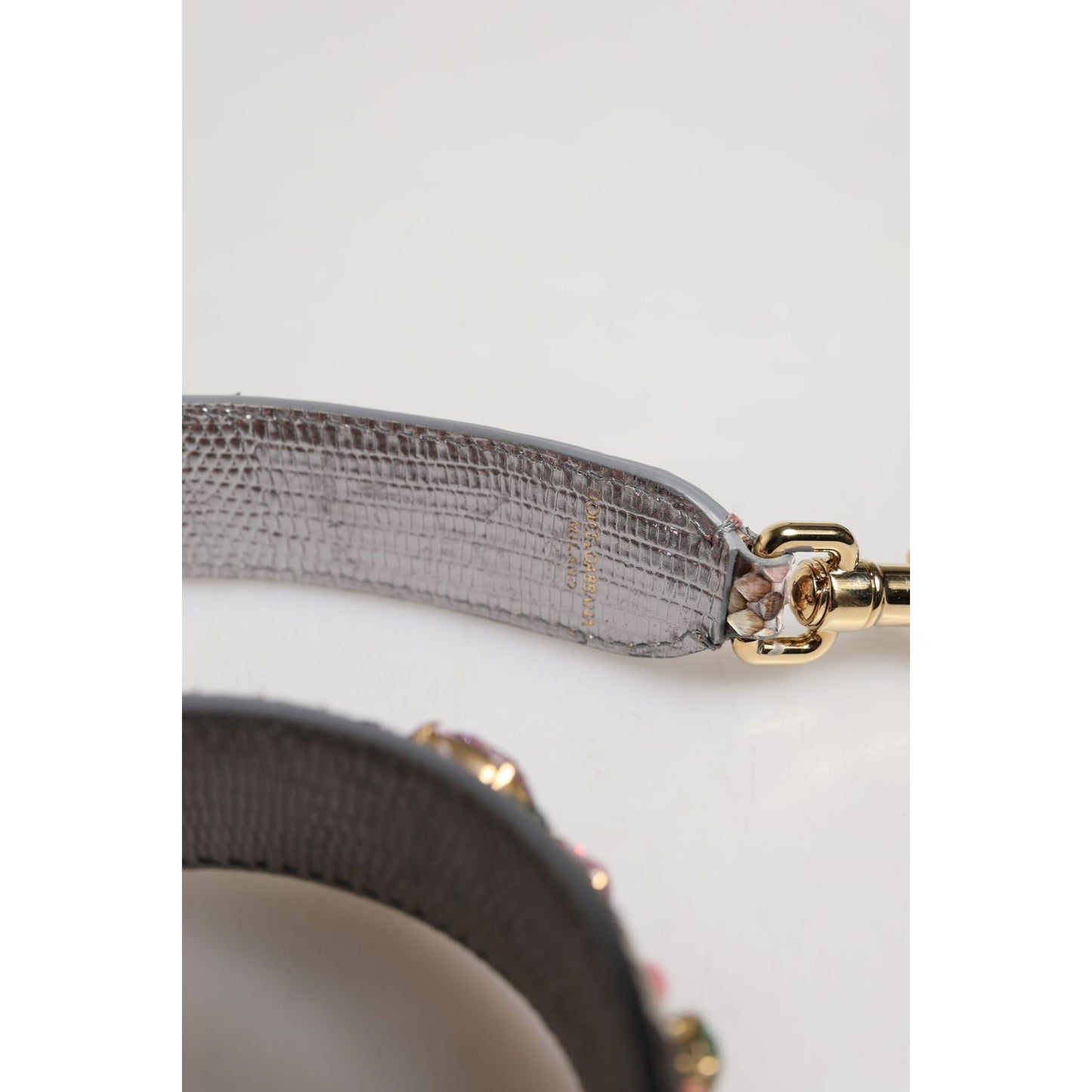 Dolce & Gabbana Multicolor Embellished Handbag Shoulder Strap Dolce & Gabbana
