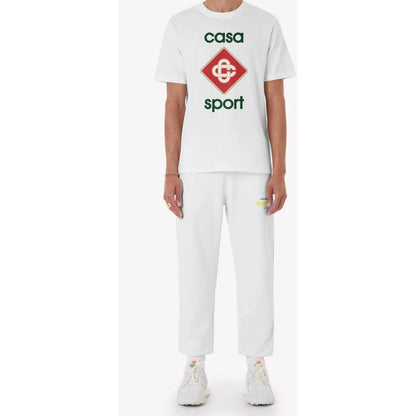 Casablanca White Cotton T-Shirt