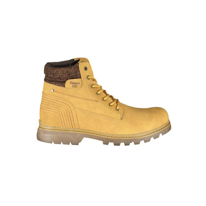 Carrera Yellow Polyester Lace-Up Boots Carrera