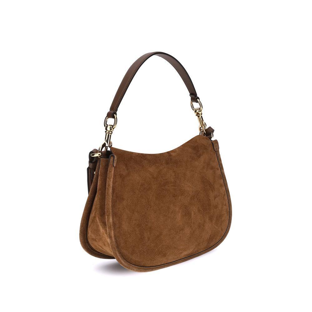 Front view with bag zipped and handles upright.