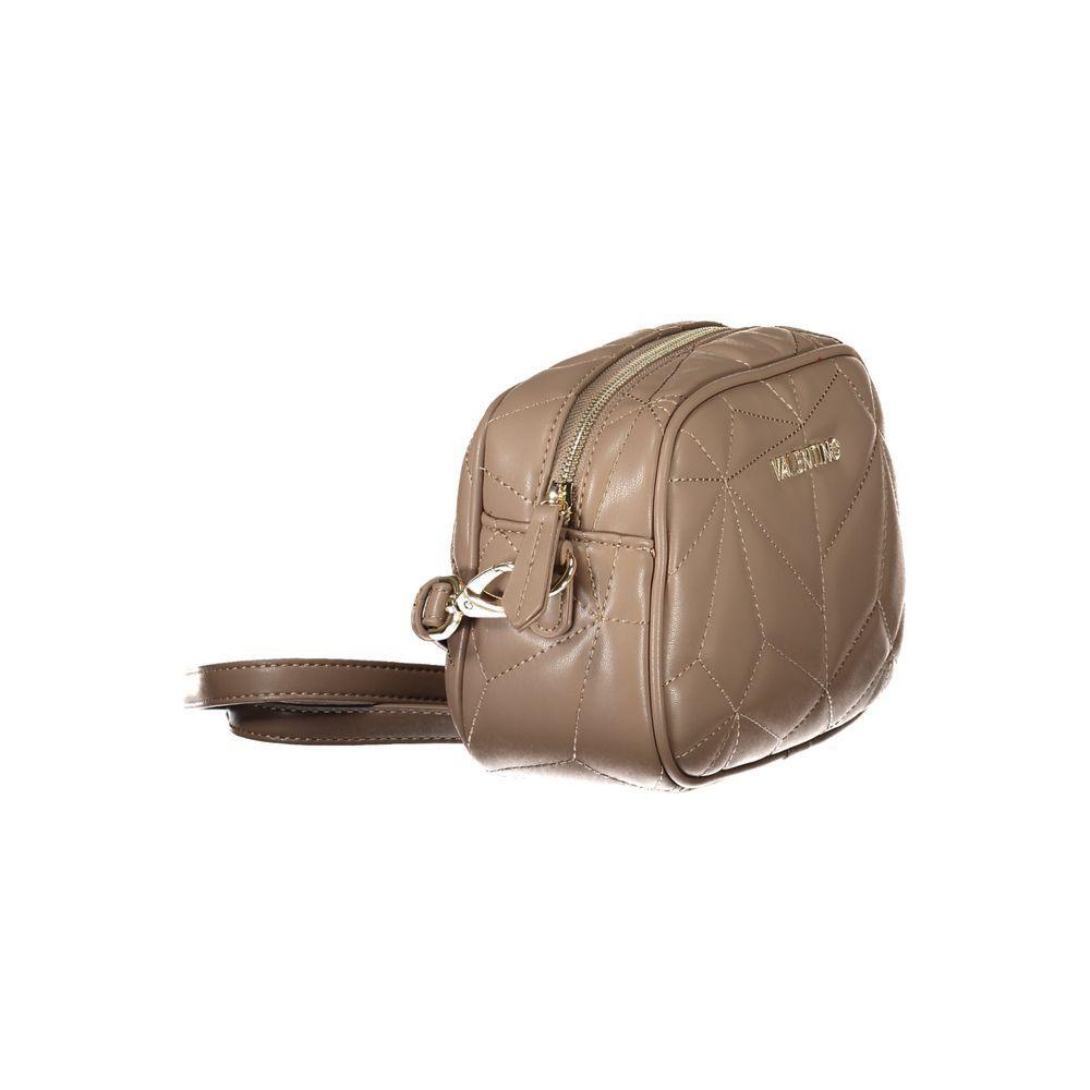 Front view with bag zipped and handles upright.
