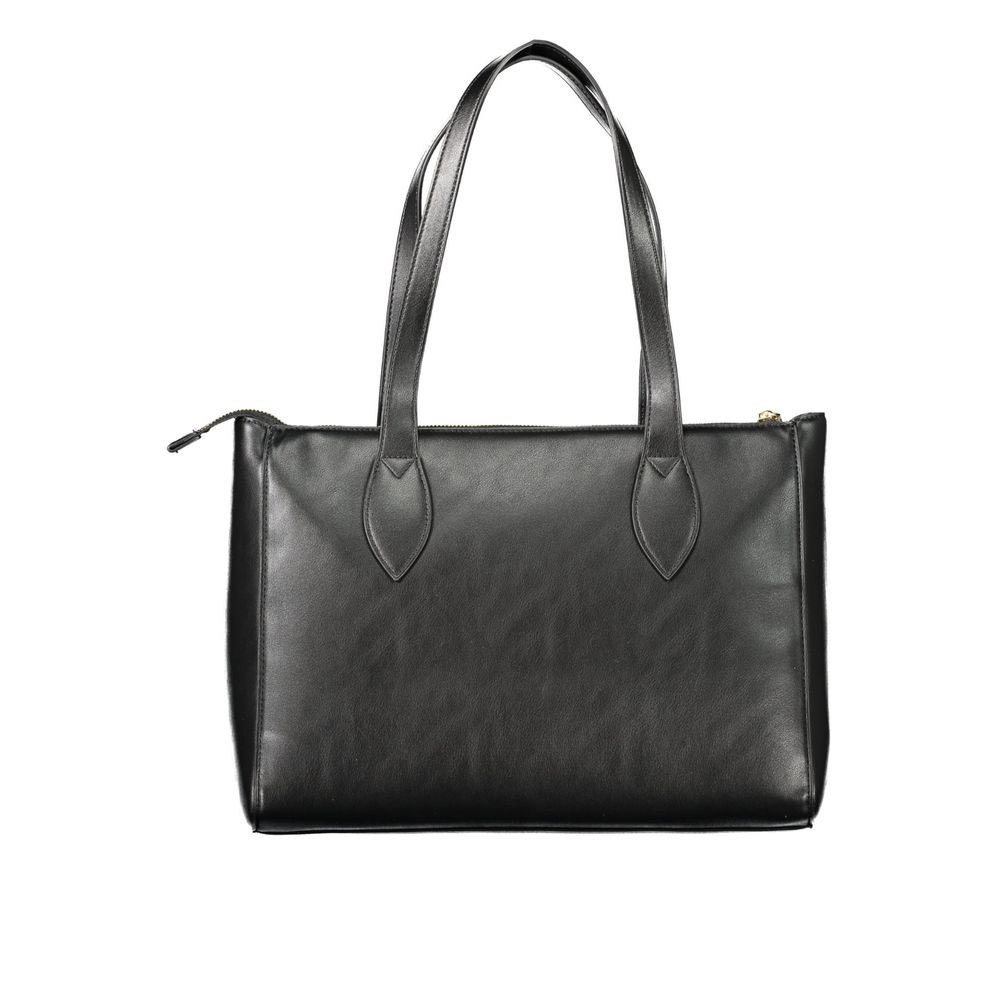 Mario Valentino Black Polyethylene Handbag