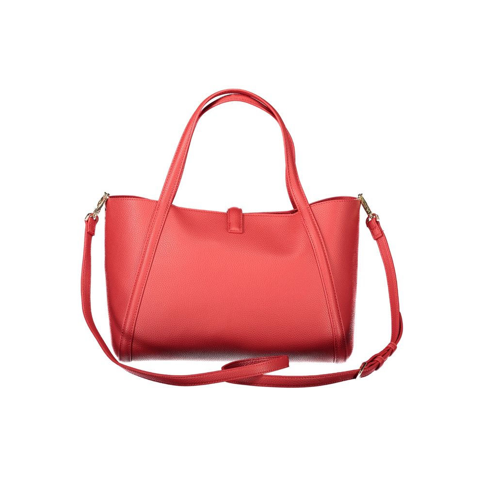 Mario Valentino Red Polyethylene Handbag