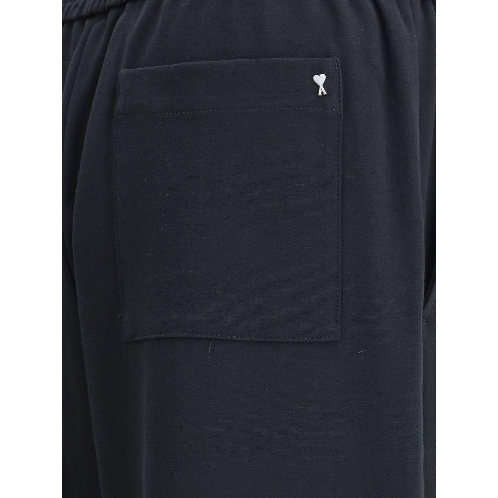 Ami Paris Cotton wide-leg Pants AM-HTR214CO0106001-XL