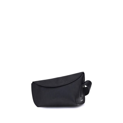 Alexander McQueen Black Calf Leather Bos Taurus Shoulder Bag Alexander McQueen